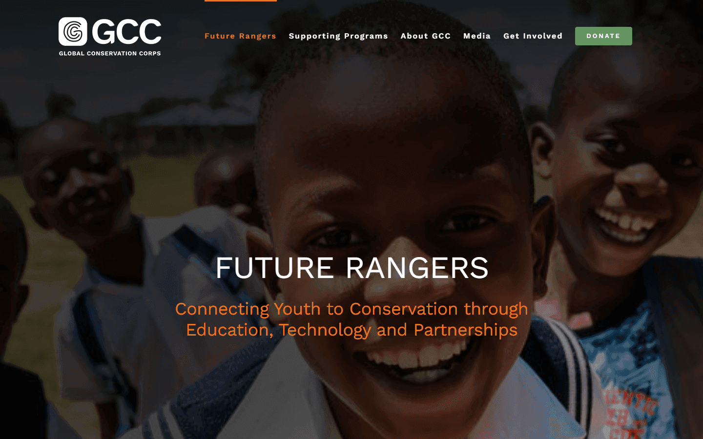 Global Conservation Corps - Future Rangers — portfolio