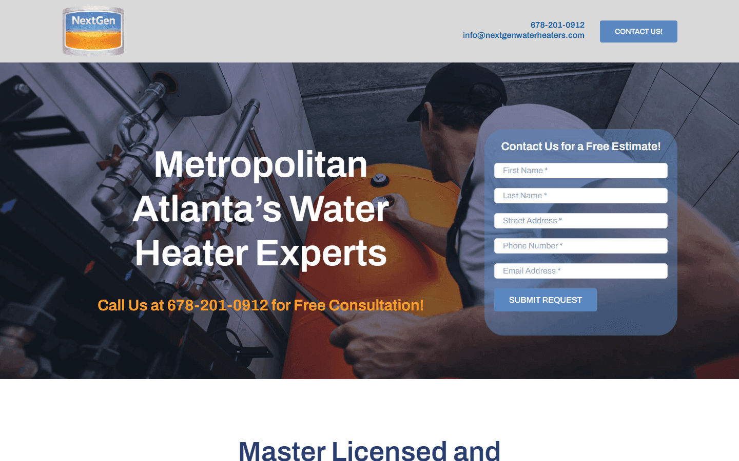 NextGen Water Heaters — portfolio