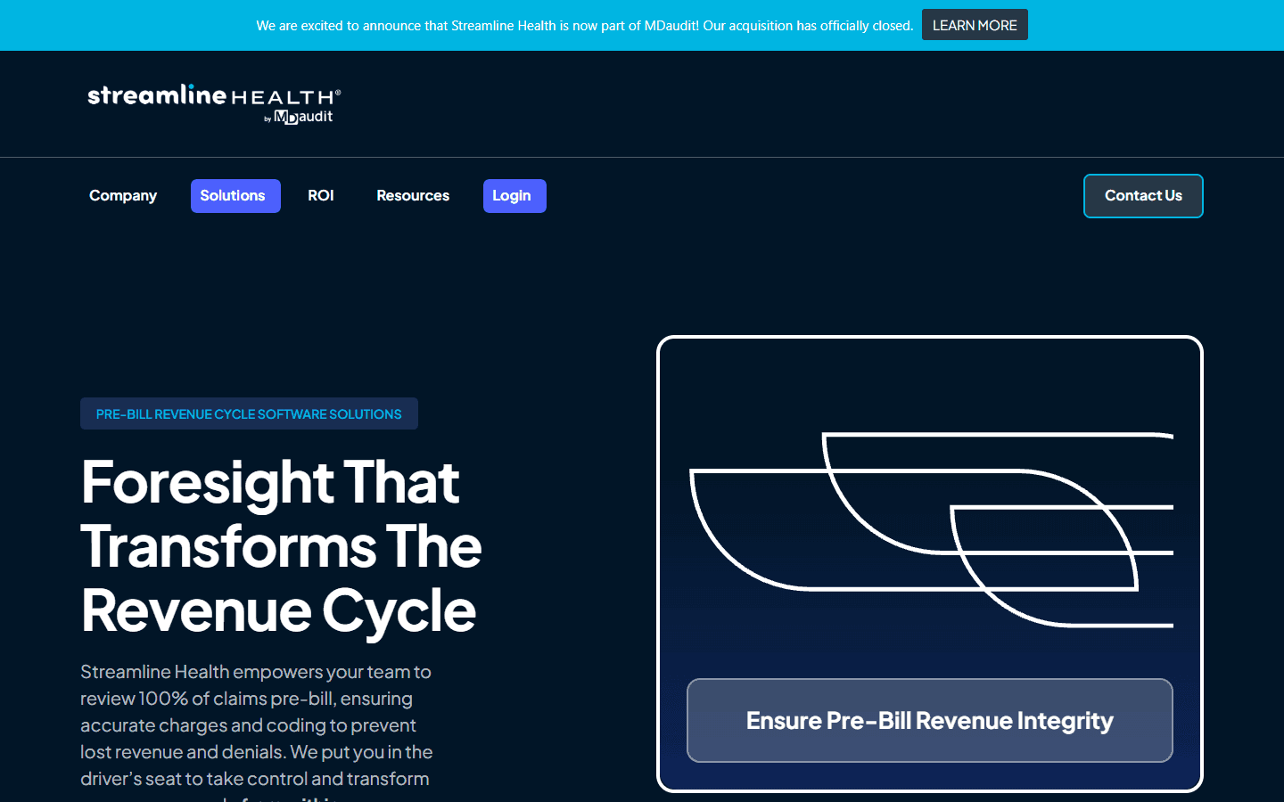Streamline Health Solutions — portfolio